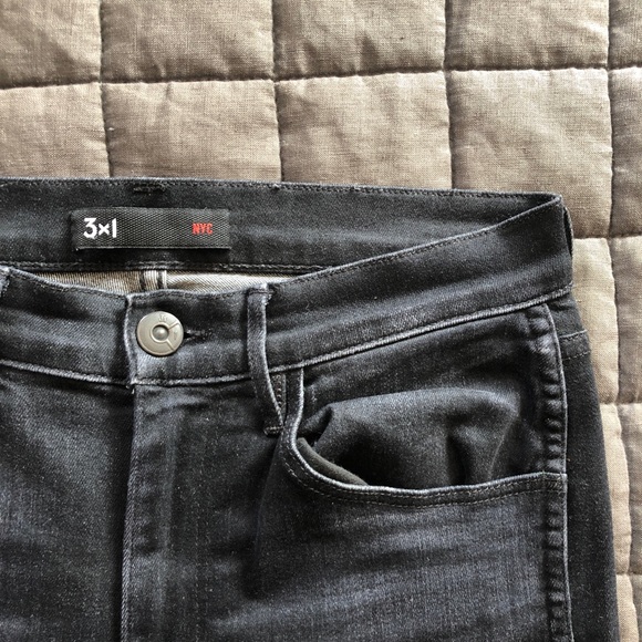 3x1  W3 Straight Authentic Crop Jeans 27 - Picture 3 of 6